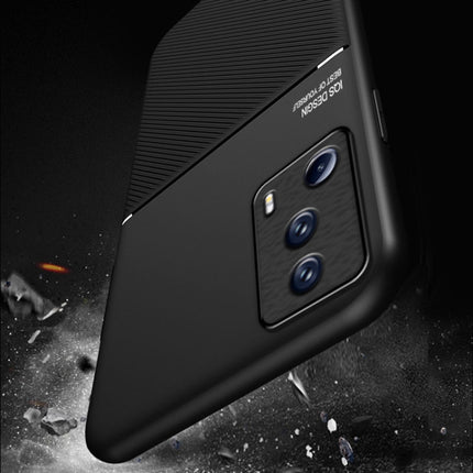 Classic Tilt Strip Grain Magnetic Shockproof PC + TPU Phone Case, For Xiaomi Civi 2