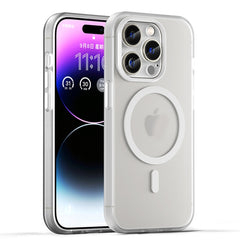 MagSafe Frosted Translucent TPU + PC Full Coverage Phone Case, For iPhone 14 Plus, For iPhone 14, For iPhone 14 Pro