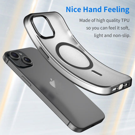 MagSafe Frosted Translucent TPU + PC Full Coverage Phone Case, For iPhone 13 Pro Max, For iPhone 13 Pro