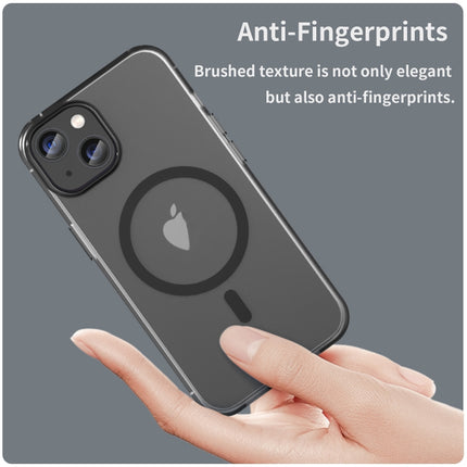 MagSafe Frosted Translucent TPU + PC Full Coverage Phone Case, For iPhone 15, For iPhone 14 Plus
