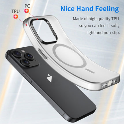 MagSafe Frosted Translucent TPU + PC Full Coverage Phone Case