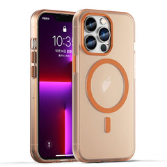 MagSafe Frosted Translucent TPU + PC Full Coverage Phone Case, For iPhone 13 Pro Max, For iPhone 13 Pro