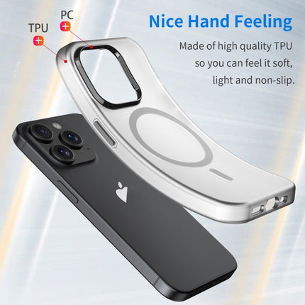MagSafe Frosted Translucent TPU + PC Full Coverage Phone Case, For iPhone 16, For iPhone 15 Pro Max