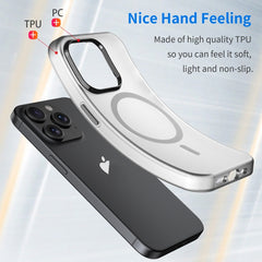 MagSafe Frosted Translucent TPU + PC Full Coverage Phone Case, For iPhone 16 Pro Max, For iPhone 16 Pro