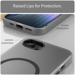 MagSafe Frosted Translucent TPU + PC Full Coverage Phone Case, iPhone 16e, For iPhone 15 Pro Max