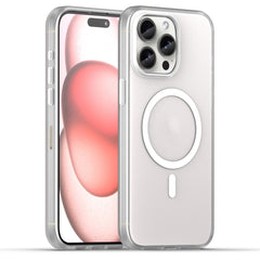MagSafe Frosted Translucent TPU + PC Full Coverage Phone Case, iPhone 16e, For iPhone 15 Pro Max