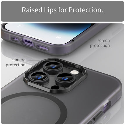 MagSafe Frosted Translucent TPU + PC Full Coverage Phone Case, For iPhone 13, For iPhone 12