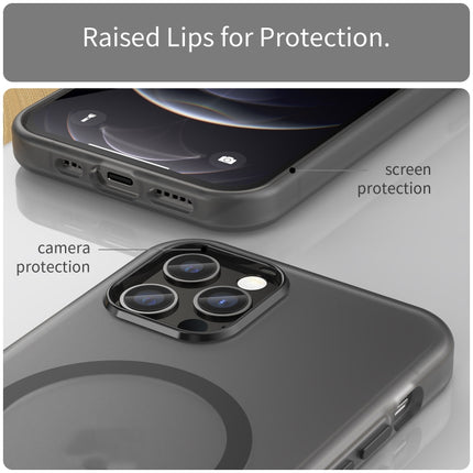 MagSafe Frosted Translucent TPU + PC Full Coverage Phone Case, For iPhone 12 Pro, For iPhone 11 Pro Max
