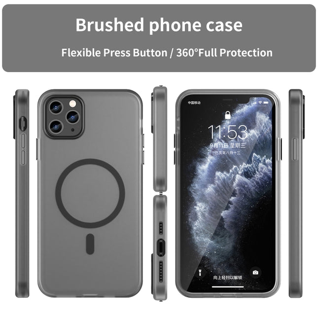 MagSafe Frosted Translucent TPU + PC Full Coverage Phone Case