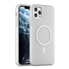 MagSafe Frosted Translucent TPU + PC Full Coverage Phone Case, For iPhone 12 Pro Max, For iPhone 12 Pro, For iPhone 11 Pro Max