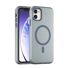 MagSafe Frosted Translucent TPU + PC Full Coverage Phone Case, For iPhone 11, For iPhone 11 Pro