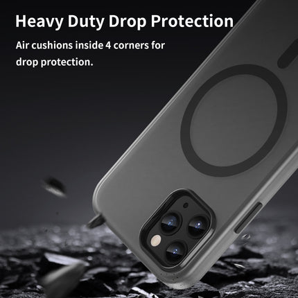 MagSafe Frosted Translucent TPU + PC Full Coverage Phone Case, For iPhone 11 Pro