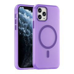 MagSafe Frosted Translucent TPU + PC Full Coverage Phone Case, For iPhone 11, For iPhone 11 Pro