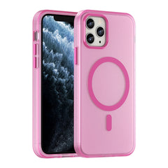 MagSafe Frosted Translucent TPU + PC Full Coverage Phone Case, For iPhone 11, For iPhone 11 Pro