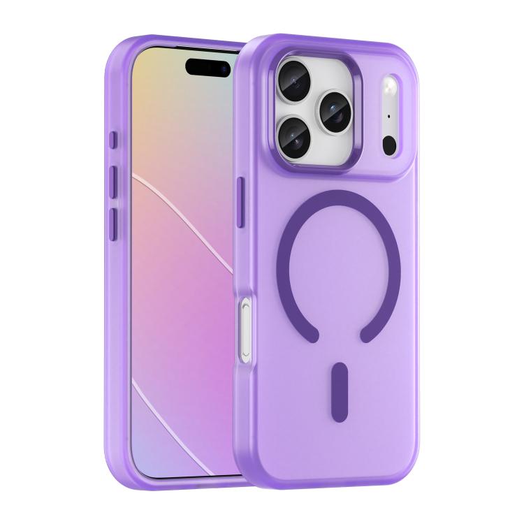 MagSafe Frosted Translucent TPU + PC Full Coverage Phone Case