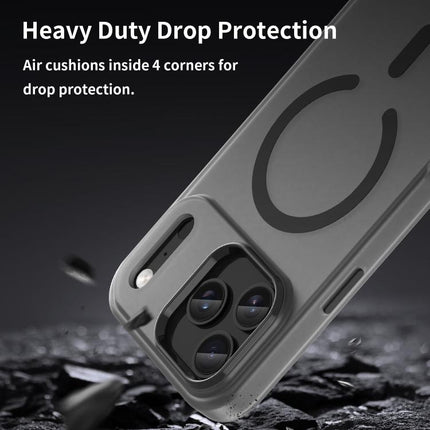 MagSafe Frosted Translucent TPU + PC Full Coverage Phone Case, For iPhone 17, For iPhone Air, For iPhone 16 Pro Max