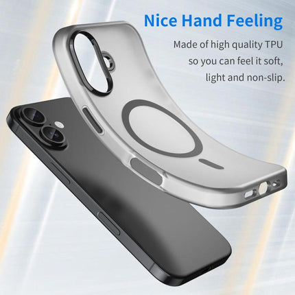 MagSafe Frosted Translucent TPU + PC Full Coverage Phone Case, For iPhone 17e / 16e, For iPhone 17 Pro Max, For iPhone 17 Pro