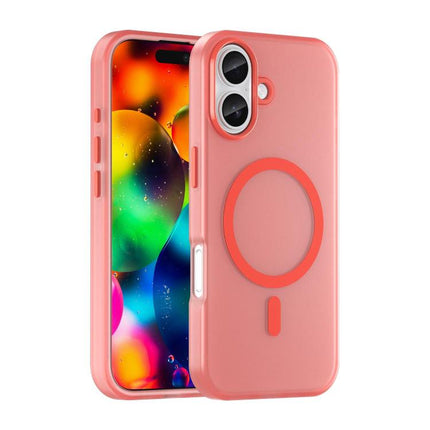 MagSafe Frosted Translucent TPU + PC Full Coverage Phone Case, For iPhone 17e / 16e, For iPhone 17 Pro Max, For iPhone 17 Pro
