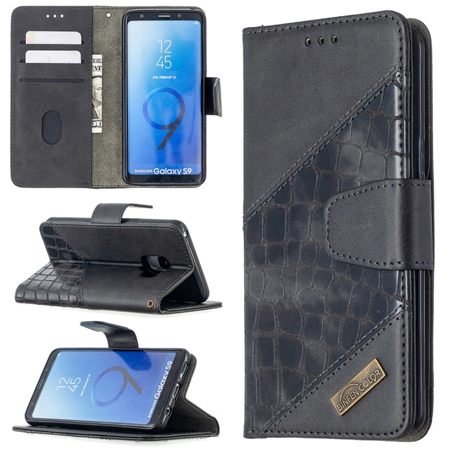 Matching Color Crocodile Texture Horizontal Flip PU Leather Case with Wallet & Holder & Card Slots, For Samsung Galaxy S9, For Samsung Galaxy  S9 Plus, For Samsung Galaxy  Note 10 Plus, For Samsung Galaxy Note 10