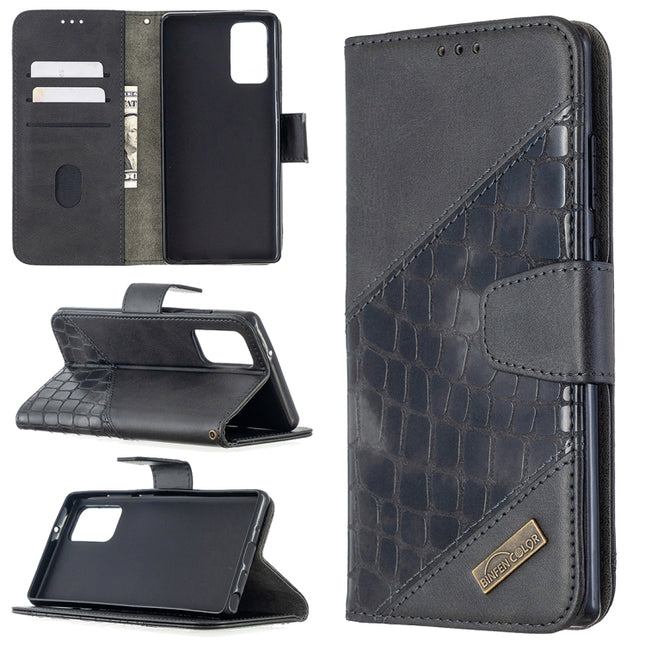Matching Color Crocodile Texture Horizontal Flip PU Leather Case with Wallet & Holder & Card Slots, For Samsung Galaxy Note20, For Samsung Galaxy Note20 Ultra, For Samsung Galaxy A10 / M10, For Samsung Galaxy A11 / M11