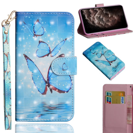 3D Painting Pattern Horizontal Flip TPU + PU Leather Case with Holder & Card Slots & Wallet & Lanyard, For iPhone 11 Pro Max, For iPhone 11 Pro