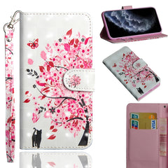 3D Painting Pattern Horizontal Flip TPU + PU Leather Case with Holder & Card Slots & Wallet & Lanyard, For iPhone 11 Pro Max, For iPhone 11 Pro, For iPhone 11