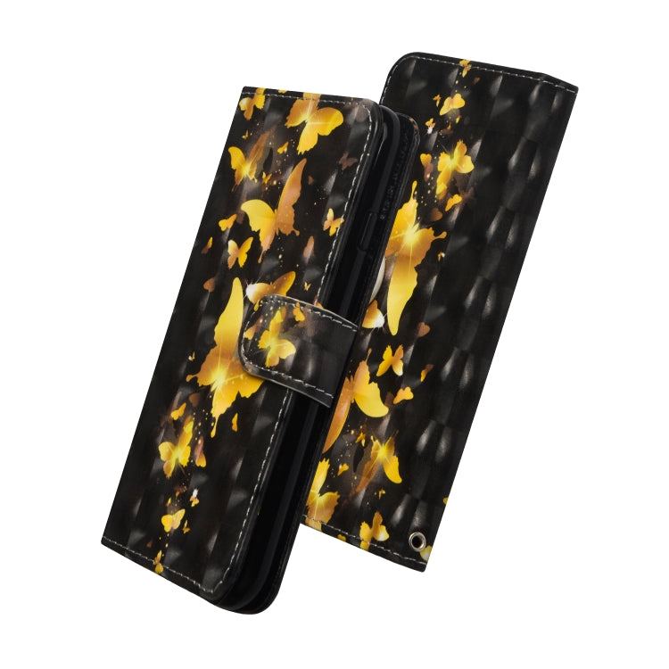 3D Painting Pattern Horizontal Flip TPU + PU Leather Case with Holder & Card Slots & Wallet & Lanyard, For iPhone 11, For iPhone SE 2022 / SE 2020 / 8 / 7