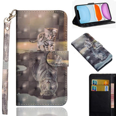 3D Painting Pattern Horizontal Flip TPU + PU Leather Case with Holder & Card Slots & Wallet & Lanyard, For iPhone 11 Pro Max, For iPhone 11 Pro, For iPhone 11