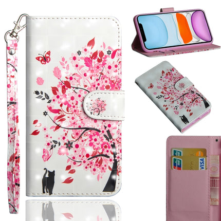 3D Painting Pattern Horizontal Flip TPU + PU Leather Case with Holder & Card Slots & Wallet & Lanyard, For iPhone 11, For iPhone SE 2022 / SE 2020 / 8 / 7