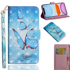 3D Painting Pattern Horizontal Flip TPU + PU Leather Case with Holder & Card Slots & Wallet & Lanyard, For iPhone 11 Pro Max, For iPhone 11 Pro, For iPhone 11