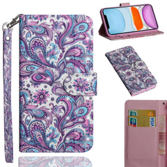 3D Painting Pattern Horizontal Flip TPU + PU Leather Case with Holder & Card Slots & Wallet & Lanyard, For iPhone 11 Pro Max, For iPhone 11 Pro, For iPhone 11