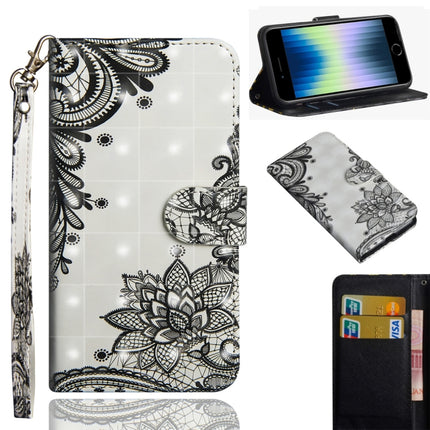 3D Painting Pattern Horizontal Flip TPU + PU Leather Case with Holder & Card Slots & Wallet & Lanyard, For iPhone 11, For iPhone SE 2022 / SE 2020 / 8 / 7