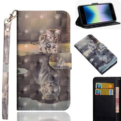 3D Painting Pattern Horizontal Flip TPU + PU Leather Case with Holder & Card Slots & Wallet & Lanyard, For iPhone SE 2022 / SE 2020 / 8 / 7