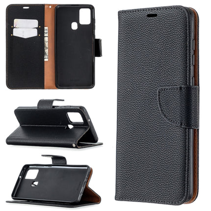 Pure Color Horizontal Flip PU Leather Case with Holder & Card Slots & Wallet & Lanyard, For Samsung Galaxy A21s