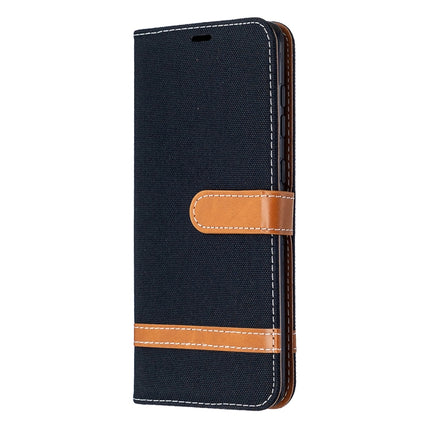 Matching Denim Texture Horizontal Flip PU Leather Case with Holder & Card Slots & Wallet & Lanyard, For Samsung Galaxy A21s
