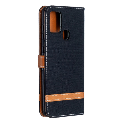 Matching Denim Texture Horizontal Flip PU Leather Case with Holder & Card Slots & Wallet & Lanyard, For Samsung Galaxy A21s