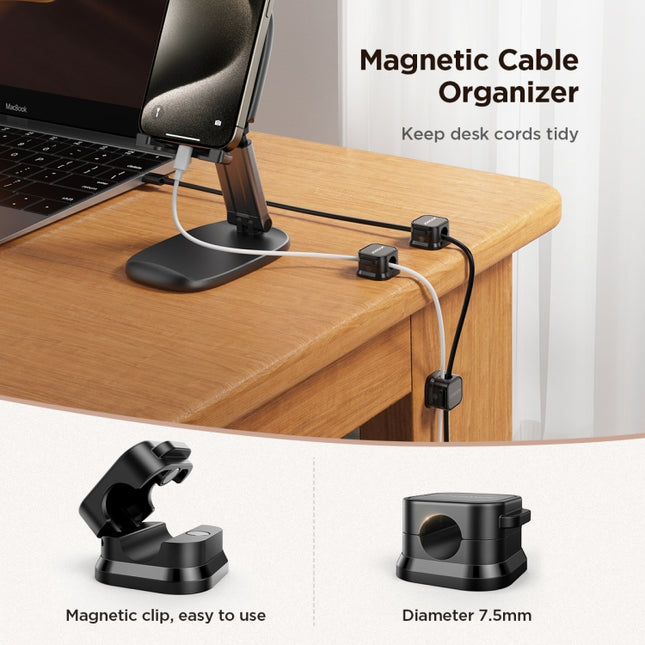 Soporte organizador de cables de datos magnéticos JOYROOM JR-ZS368