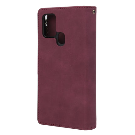 Multifunctional Horizontal Flip Leather Case, with Card Slot & Holder & Zipper Wallet & Photo Frame, For Samsung Galaxy A21s