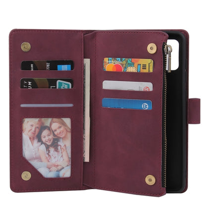 Multifunctional Horizontal Flip Leather Case, with Card Slot & Holder & Zipper Wallet & Photo Frame, For Samsung Galaxy A21s