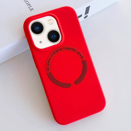MagSafe Magnetic Liquid Silicone Phone Case, For iPhone 14 Plus, For iPhone 14
