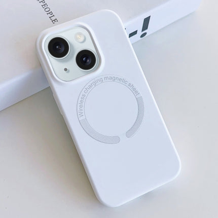 MagSafe Magnetic Liquid Silicone Phone Case, For iPhone 15 Plus, For iPhone 15