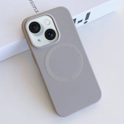 MagSafe Magnetic Liquid Silicone Phone Case, For iPhone 15 Plus, For iPhone 15