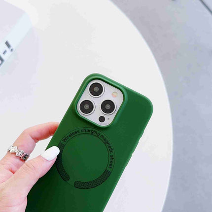 MagSafe Magnetic Liquid Silicone Phone Case, For iPhone 15 Plus, For iPhone 15