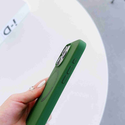 MagSafe Magnetic Liquid Silicone Phone Case, For iPhone 15 Plus, For iPhone 15