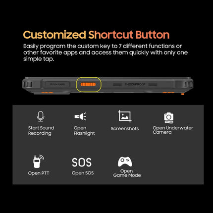 Blackview BV5300 Plus, IP68/IP69K/MIL-STD-810H, 6,1 pulgadas, Android 13, MediaTek Helio G72 Octa Core, Red: 4G, OTG, BV5300 Plus, 8 GB + 128 GB