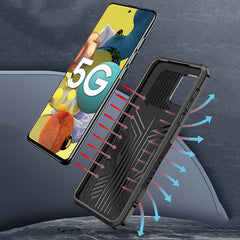 Machine Armor Warrior Stoßfeste PC + TPU-Schutzhülle, für Samsung Galaxy A21s, für Samsung Galaxy A51, für Samsung Galaxy A70, für Samsung Galaxy S20, für iPhone 8 Plus &amp; 7 Plus