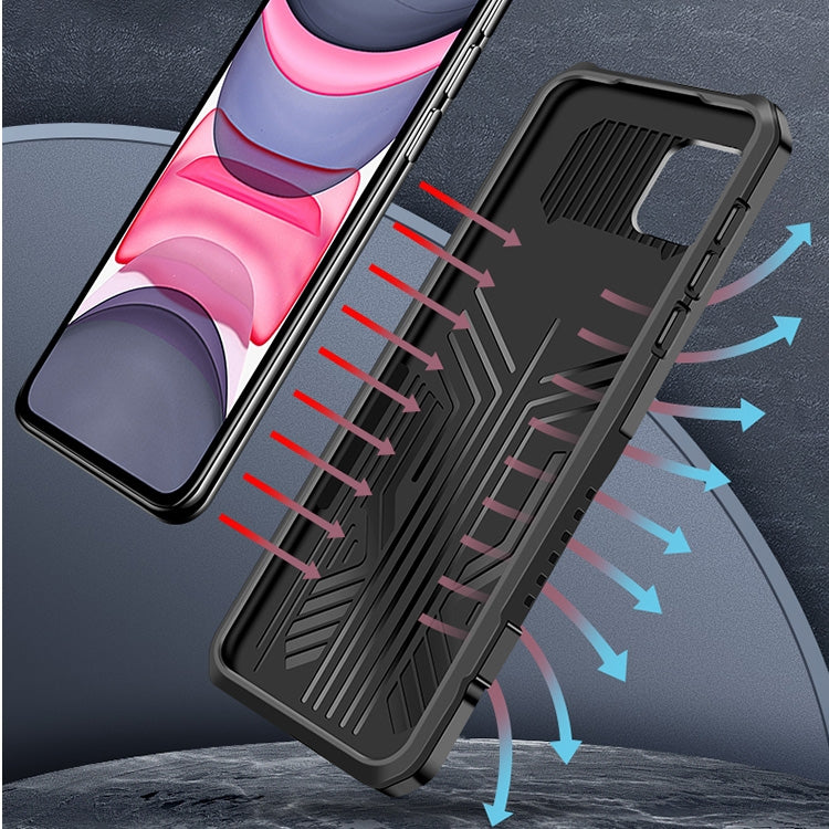 Machine Armor Warrior Stoßfeste PC + TPU-Schutzhülle, für Xiaomi Mi Note 10 Pro, für Xiaomi Redmi Note 5 Pro, für Xiaomi Redmi Note 7, für Xiaomi Redmi Note 9, für LG K51