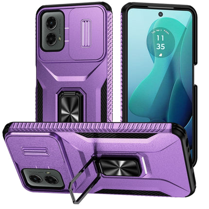 Sliding Camshield Holder Phone Case, For Motorola Moto G 5G 2024, For Motorola Moto G Stylus 2024, For Motorola Moto G Play 2024