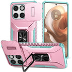 For Motorola Edge 5G 2025 / Grey Green + Pink