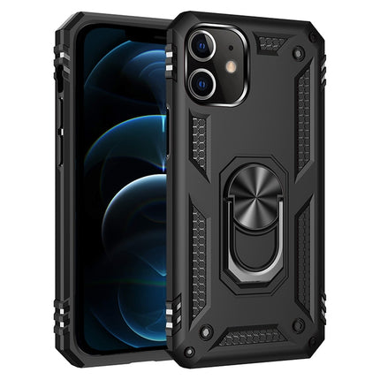 Stoßfeste TPU + PC-Schutzhülle mit 360 Grad drehbarer Halterung, für iPhone 12 Pro Max, für iPhone 12 / 12 Pro, für iPhone 12 mini, für LG Harmony 4, für Xiaomi Redmi 9